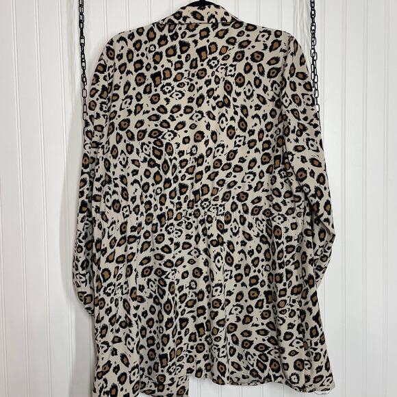 NWT & NWOT Dana Buchman Animal Print Blazer & V-Neck Tee Bundle OF 2 Size XL - Picture 3 of 10